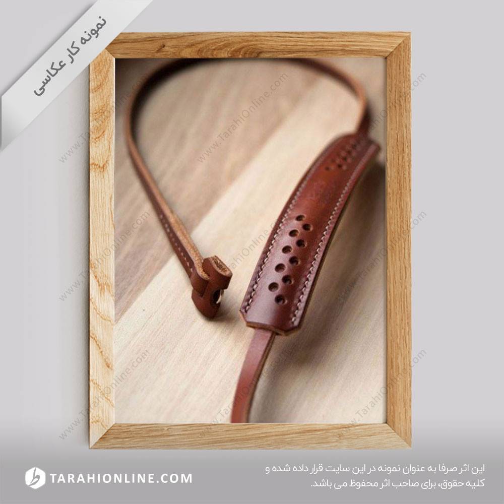 عکاسی از دستبند چرمی